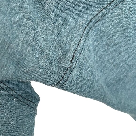 Free People Beach Teal Faux Wrap Open Back Top, One Body - Picture 8 of 9